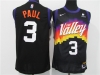 Phoenix Suns #3 Chris Paul 2020-21 Black City Edition Swingman Jersey
